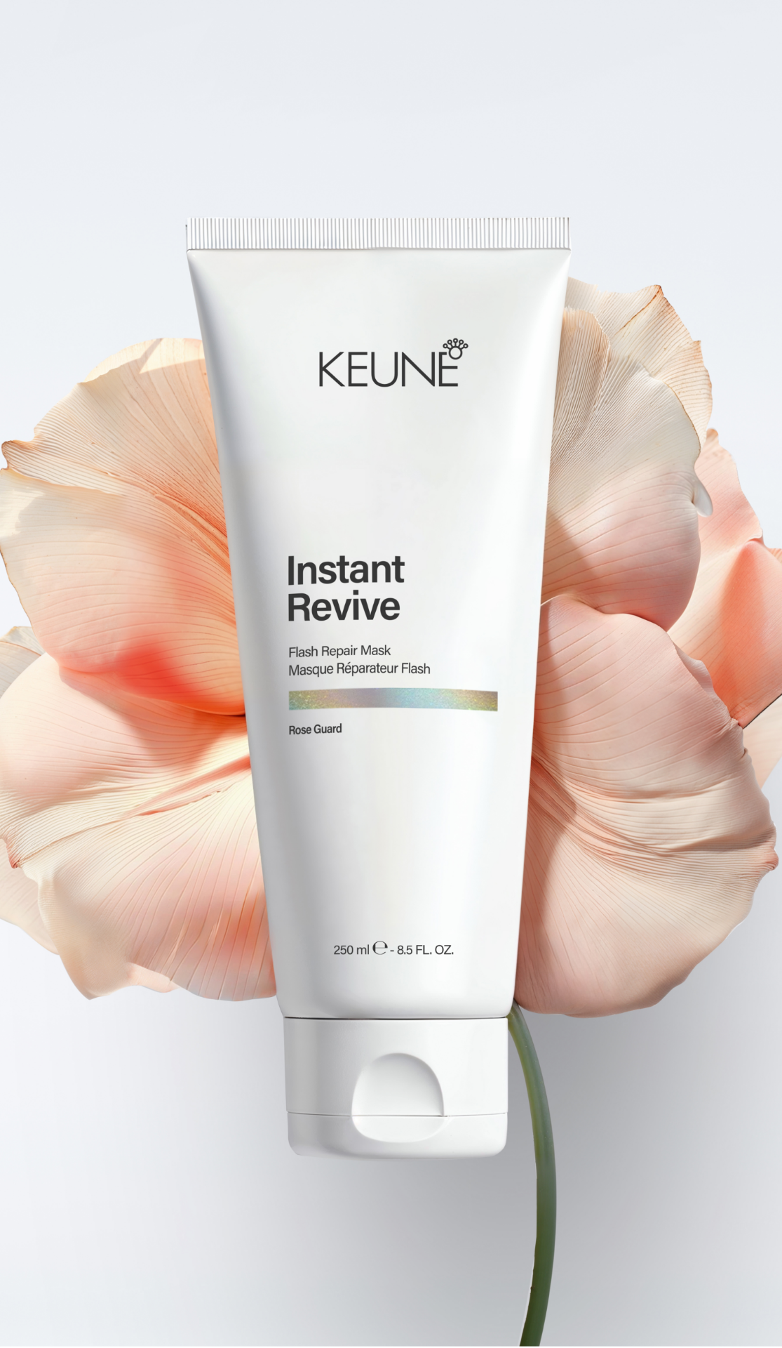 Anwendung von Keune Instant Revive Maske für kräftiges Haar