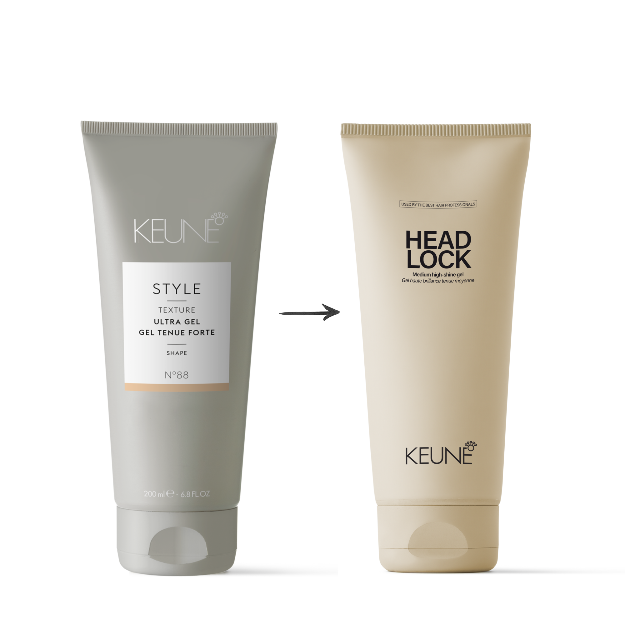 Découvrez le gel Keune Head Lock haute-brillance tenue moyenne. Idéal pour sculpter et fixer votre coiffure avec effet mouillé et protection thermique.