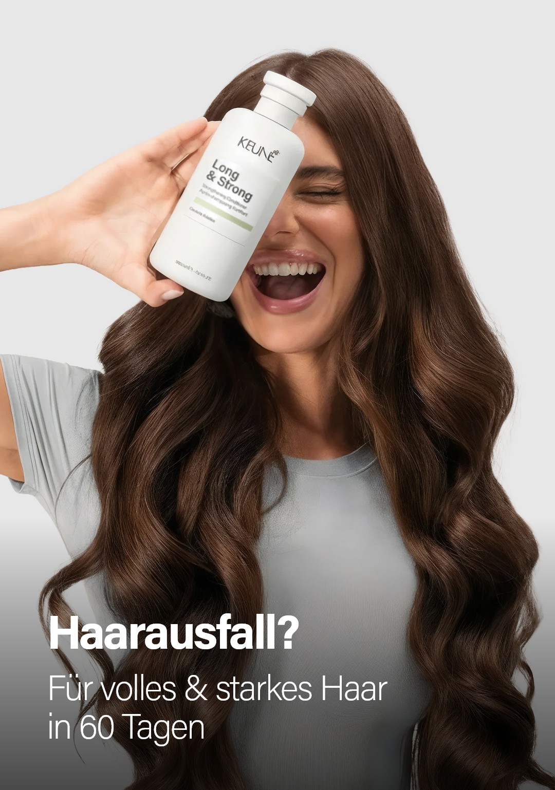 Verwöhne Dein kräftiges Haar mit Keunes reparierendem Conditioner.